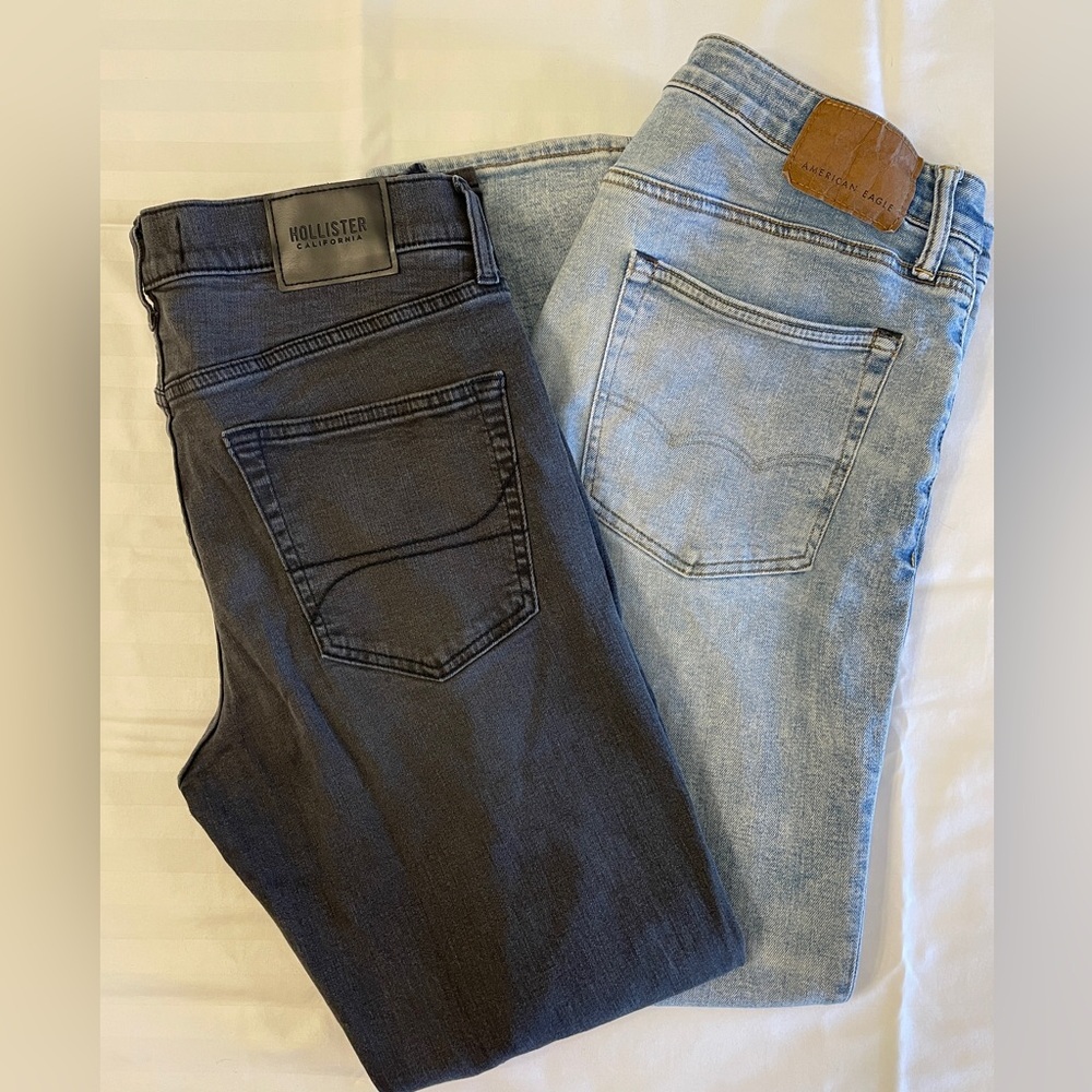 2pairs 34x32 jeans
